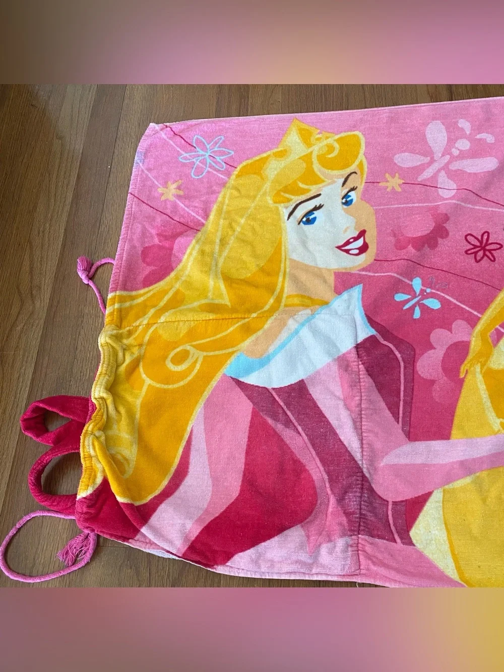 Disney Store Princess Towel With Attached Backpack
